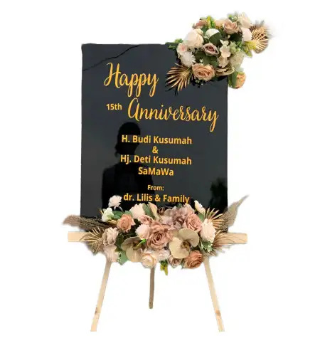 Papan Bunga Akrilik Kutaagung